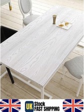 Pellicola adesiva autoadesiva in vinile legno rovere bianco armadio cucina piano lavoro