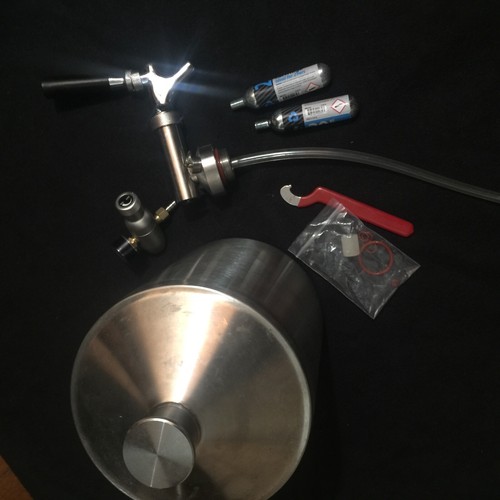 Mini fusto birra acciaio - in,