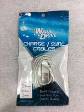 Warp Drive Cavi Lightning Cavi Cetificati 3 piedi per Apple iPhone, iPad - Bianco