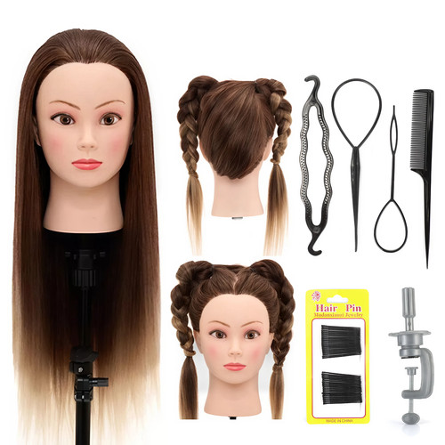 Testa per esercizi capelli