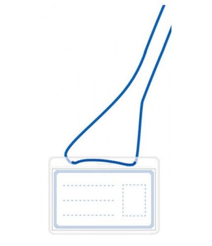 Porta badge pvc cartellino - pvc,