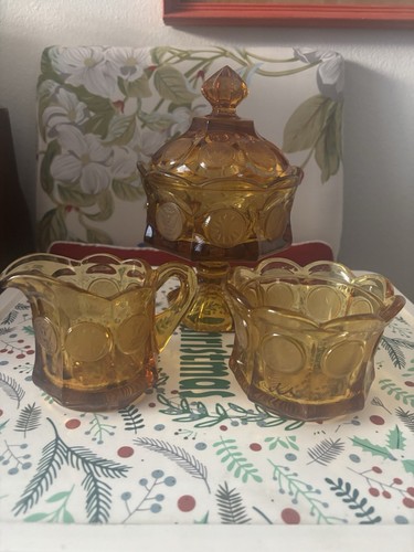 Set piatti vetro monete oro