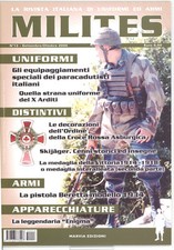 MILITES n.13 rivista militaria magazine - Enigma X Arditi Beretta 34 Croce Rossa