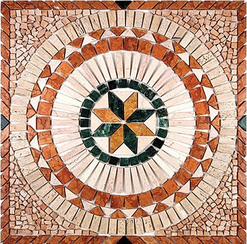 Rosone mosaico marmo x - marmo,