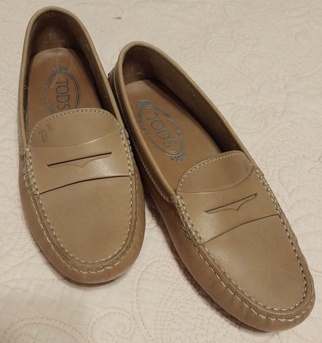 Mocassini donna tods - in, pelle