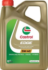 Olio lubrificante per motore auto Edge 5W40 Titanium FST 4L CASTROL
