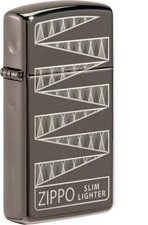 ZIPPO Slim Nero Ghiaccio