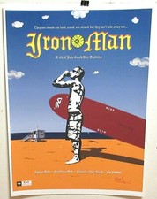 POSTER SERIGRAFATO SOUTHBAY CALIFORNIA IRON MAN TRIATHLON FIRMATO EDIZIONE LIMITATA