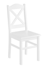 Sedia bianco acqua in Pino