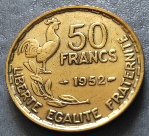 Monnaie france francs 1952 - monnaie,