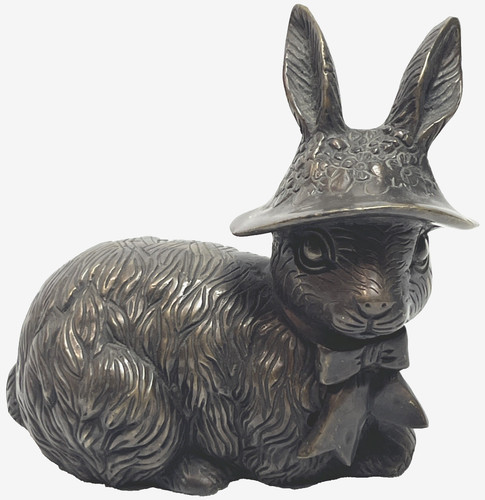 Rara statua vintage bronzo - in,