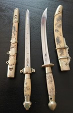 MINI Katana Coltello Antico Giappone Ancien Couteau Antique Knife Messer Navaja