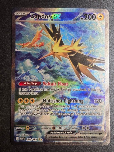 Zapdos 202 165 151 - ex, nm
