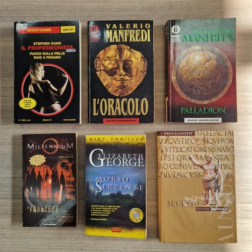 Lotto libri thriller storici - thriller,