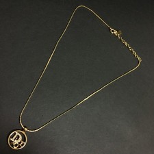 Collana con ciondolo tono oro logo EGA Christian Dior/2BK0363