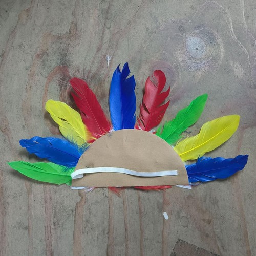 Copricapo indiano per bambina - indiano,