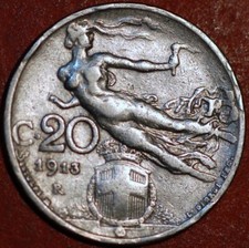 1913 Italia 20 Centesimi
