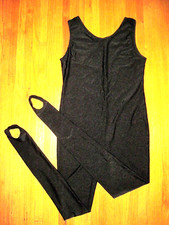 Plus Size Shiny Black Tank