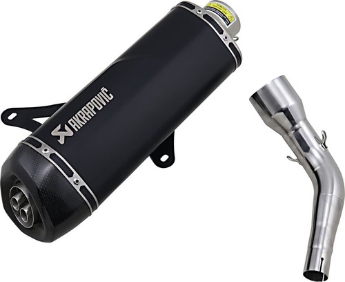 Akrapovic muffler ss - muffler, blk