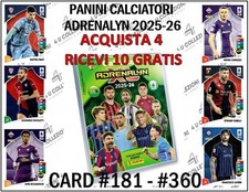 PANINI CALCIATORI ADRENALYN 2025-26 2026 CARD  #181 - #360  PRENDI 4 + 10 GRATIS