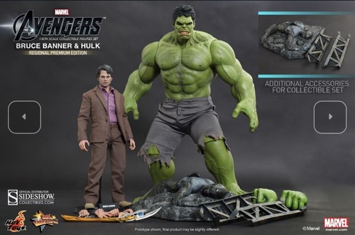 Hot toys bruce banner hulk - toys,