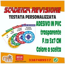 Scadenza Revisione - Adesivo -