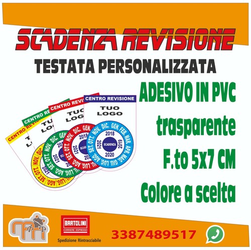 Scadenza revisione adesivo - scadenza,