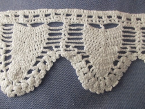 Pizzo bordura fatto - -, a