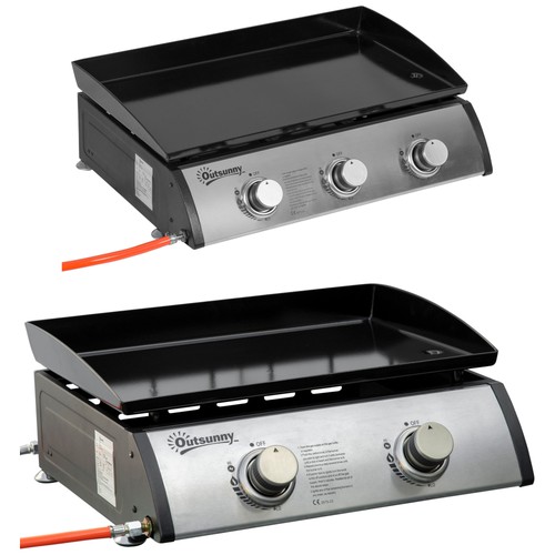 Outsunny piastra barbecue - barbecue, a