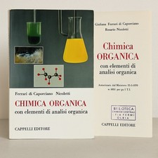 2x Chimica Organica Ferrari Caporciano Nicoletti Cappelli Ed. vintage '70