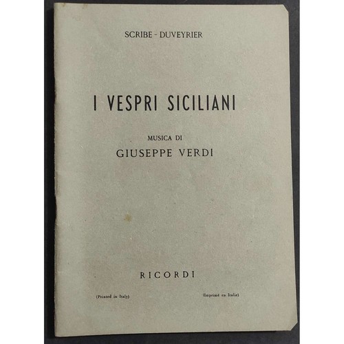 Vespri siciliani dramma in - i,