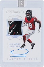 Scheda calcio autografata Calvin Ridley Falcons articolo #14357341 certificato di autenticità