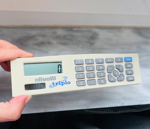 Olivetti triplo calcolatrice - olivetti,