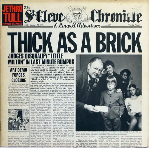 Jethro tull thick - thick, brick