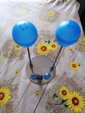 BUGATTI Set sale e pepe palloncino (blu) con supporto acciaio cromato