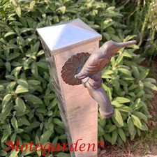 Fontanella a Colonna acciaio S235JR zincato rubinetto Martin Pescatore in bronzo