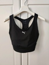 PUMA TOP REGISENO SPORTIVO PALESTRA FITNESS - woman donna - nero