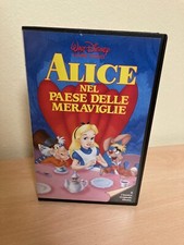 VHS DISNEY ALICE NEL PAESE DELLE MERAVIGLIE VIDEOCASSETTA 1984
