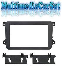 MASCHERINA DOPPIO DIN AUTORADIO GOLF 5 6 V VI TOURAN TIGUAN PASSAT NERA 3692