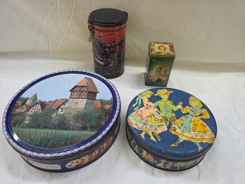 Lotto scatole latta vintage - scatole,