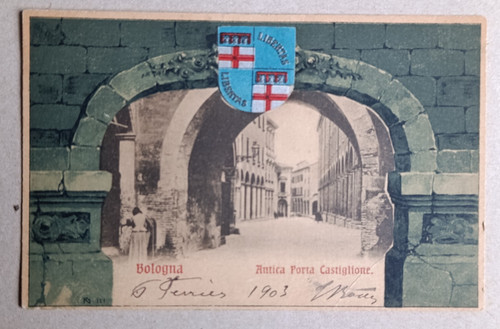 Cartolina bologna antica - bologna,