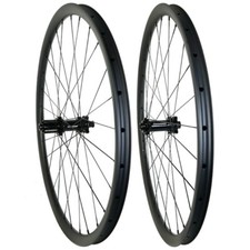 Set ruote 29er XC MTB carbonio clincher tubeless BOOST 110x15/148x12mm mozzo HG XD