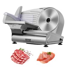 VEVOR Affettatrice per carne elettrica per gastronomia 180W SUS420 7,5 pollici