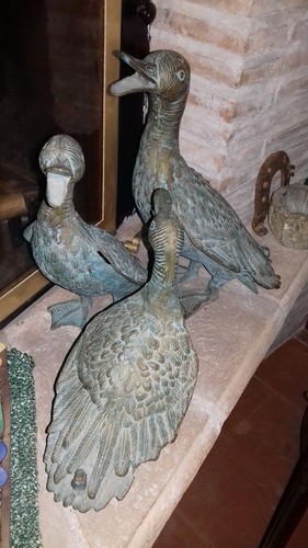 Tre anatre bronzo - tre,