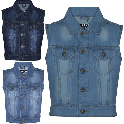 Giubbotto jeans denim bambino