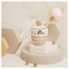 Portamiele rosa 7x7x10