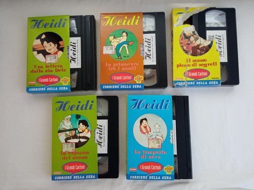Lotto vhs heidi - 5,