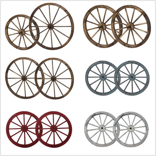 Ruote per carro - , legno