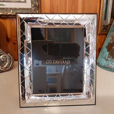 Cornice Portafoto in Argento OTTAVIANI per foto cm 15x18 - Nuova con Scatola