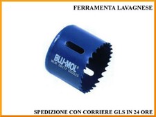 Sega a tazza bimetallica HSS Blu Mol Made in USA per metalli e inox